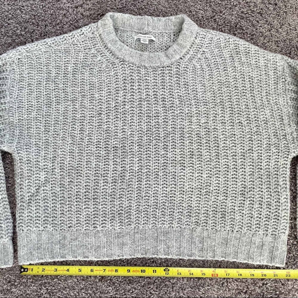 American Eagle Grey Sweater - Picture 6 of 7